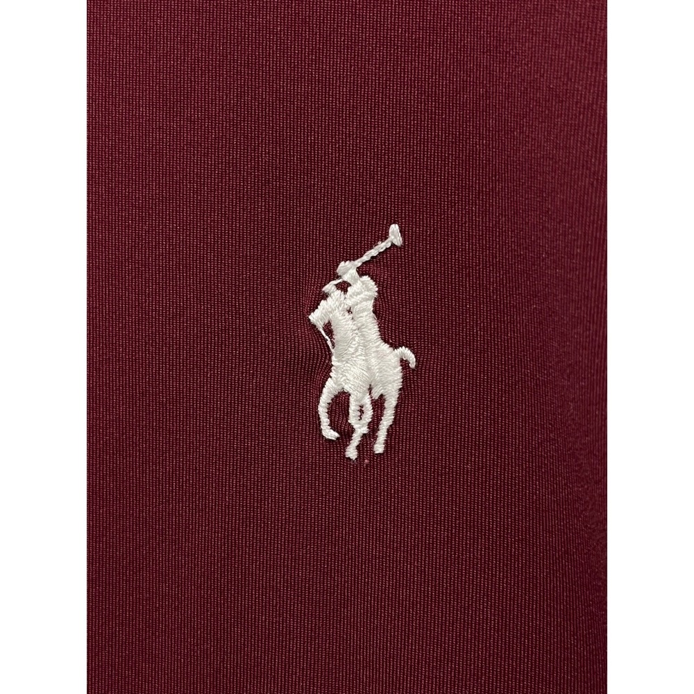 Polo Ralph Lauren Mens Performance Polo Shirt Burgundy Maroon Short Sleeve 3XB